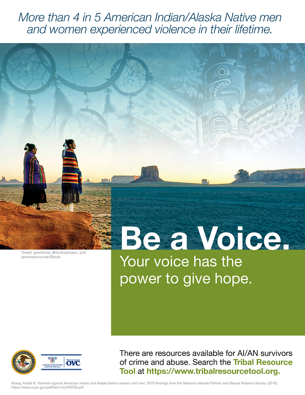 Be a Voice. Your voice has the power to give hope.
